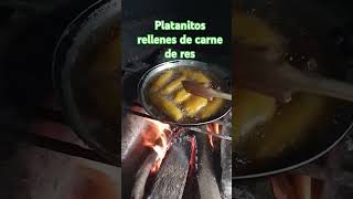 Platanitos rellenos de carne gastronomía tabasqueña cocinatabasqueña tipica tabasco [upl. by Perlis]