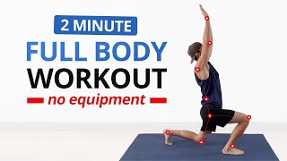 SUPER BUSY 2 Minute Full Body Circuit Workout [upl. by Nillok]