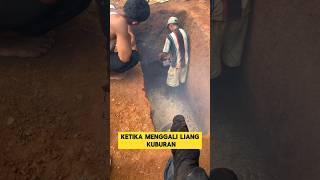 Penggali kuburan terpaksa menggunakan mesin senso ‼️‼️ kuburan makam shorts [upl. by Aiuqat]