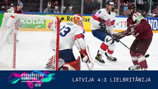 Latvija 43 Lielbritānija 220522  Labākie momenti [upl. by Tatman]