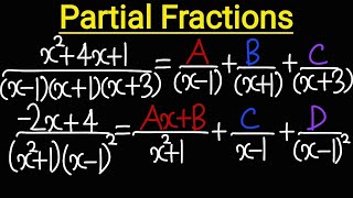 Partial Fraction Decomposition [upl. by Wilde]