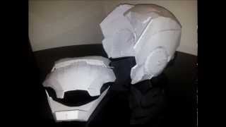 Casque Iron Man  technique pepakura [upl. by Mae]