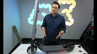 Ninebot KickScooter ES2 și un 42 jumate fac echipă bună în trafic Unboxing [upl. by Aldis538]