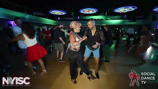 Antonio Doza amp Amanda  Salsa social dancing  New York International Salsa Congress 2023 [upl. by Adnamal30]