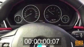 BMW 320i ED F30 0100 Km Acceleration [upl. by Gerdy]