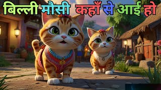 Billi Mausi Billi Mausi Kaho Kahan Se Aayi Ho  Hindi Rhymes  PART 1 [upl. by Gerc996]