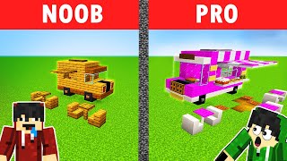 NOOB VS PRO Food Truck BUILD CHALLENGE  Minecraft OMOCITY Tagalog [upl. by Siwel878]