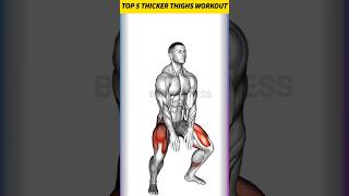 Top 5 Thicker Thighs Workout thicker thighs thighsworkout [upl. by Elleirbag]