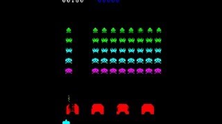 スペースインベーダー  Space Invaders 23840pts [upl. by Asiuqram]