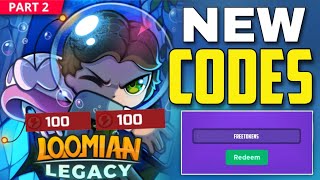 NEW ALL WORKING CODES FOR LOOMIAN LEGACY IN 2024 ROBLOX LOOMIAN LEGACY CODES [upl. by Hachman]