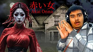 AKAI ONNA  JAPANESE HORROR GAME [upl. by Geddes]