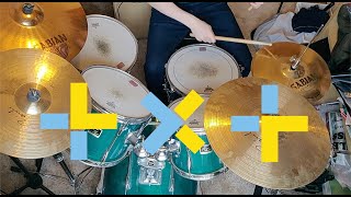 9 and Three Quarters Run Away  TXT Drum Cover [upl. by Inoek942]