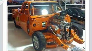 Chevy C10 Custom 871 Blown BBC 1st move [upl. by Anavoig]