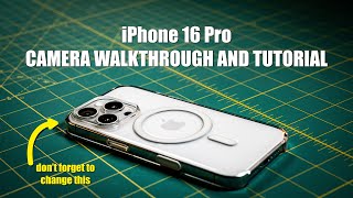 iPhone 16 Pro Camera Settings Tutorial  DETAILED INSTRUCTIONS FOR BEST QUALITY [upl. by Lidia]