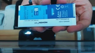 NOHON battery Unboxing IPhone 6 [upl. by Hsemar771]