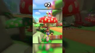 Best 5 Tracks to Time Trial in Mario Kart 8 Deluxe shorts [upl. by Stew]