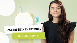 In 4 stappen eenvoudig je lenzen in en uit doen  How to  Kruidvat [upl. by Dnalsor]