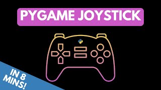 How To Use Joysticks In Pygame [upl. by Oinotnas]