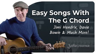 Awesome Songs Using the G Chord  Guitar for Beginners [upl. by Lucania]