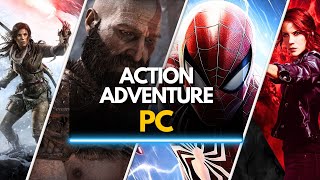 TOP 40 BEST ACTIONADVENTURE GAMES FOR PC [upl. by Enyamrahs742]