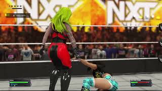 WWE 2K24 NXT Abadon vs Roxanne Perez [upl. by Hanahs]