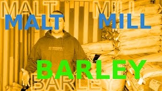 BARLEY MALT MILL How To Microbrewery [upl. by Tterej]