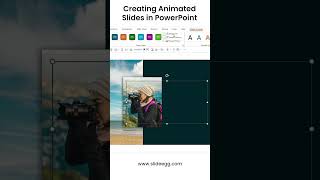 Creating Animated Slides in PowerPoint slideegg [upl. by Anen687]