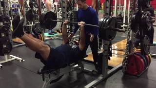 Close Grip Bench Press with Leg Raise and Constant Tension Protocol [upl. by Leirza]