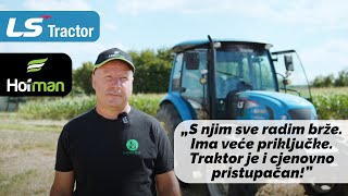 LS traktor i HOFMAN poljoprivredna mehanizacija na OPGu Recek SLO [upl. by Itsim13]