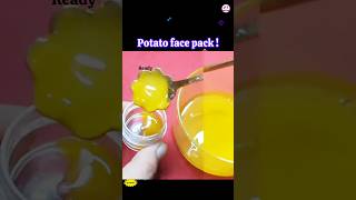 🥰potato face packpotato face cream homemadepotato face mask🥔potato video shorts [upl. by Osborne]