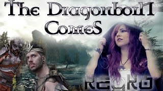 SKYRIM THE DRAGONBORN COMES Cover Malukah version by KeyKo [upl. by Harland501]