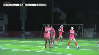 Womens Soccer vs Wright State Highlights [upl. by Anirad]