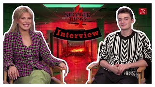 Millie Bobby Brown amp Noah Schnapp STRANGER THINGS Interview [upl. by Avah]