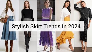 14 Stylish Skirt Trends In 2024  Fashion Lookbook [upl. by Chrysler]