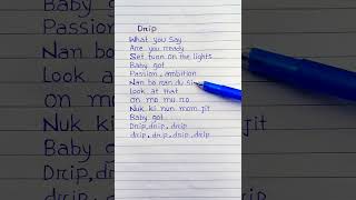 BABYMONSTER  DRIP  Lyrics drip babymonster lyrics ytshorts [upl. by Ahsilrak]