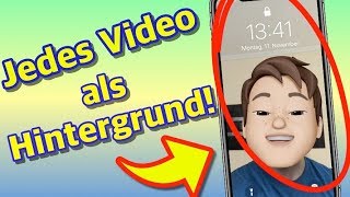 Jedes Video als Hintergrund beim iPhone benutzen Tutorial 2020 [upl. by Evannia161]