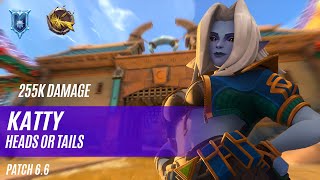 255K DAMAGE KATTY SAATI PALADINS COMPETITIVE DIAMOND HEADS OR TAILS [upl. by Lilli835]