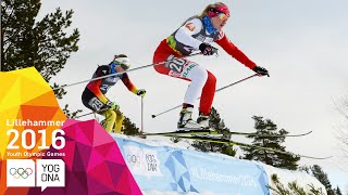 CrossCountry Skiing  Cross Free  Full Replay  Lillehammer 2016 Youth Olympic Games [upl. by Rossen]