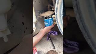 Diesel Fuel filter removing [upl. by Ahsat]