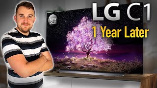 LG C1 OLED Review  1 Year Later [upl. by Ferro]