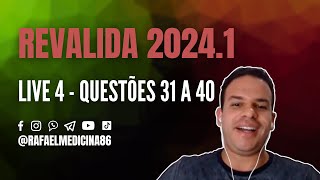 RESOLVENDO PROVA REVALIDA 20241  LIVE 4 [upl. by Ennaylil]