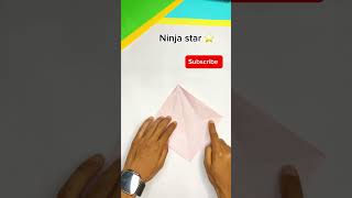 How to make paper ninja star paper boomerang paper star viral shortvideo newpapercraft share [upl. by Kcinemod786]