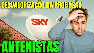 Desvalorização da profissão de antenista instalador de antenas [upl. by Meeki]