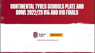 LIVE  Continental Tyres Schools Plate and Bowl 202223 Under 15 and Under 18 Finals [upl. by Larrie]