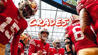 49ers 24 Rams 27 Grades [upl. by Enaled934]