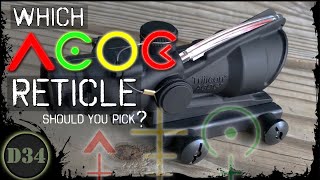 Which Acog reticle  They all work fine but which reticle is optimal [upl. by Ennire448]