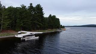 DHC2 Beaver at Munsungan Lake Maine [upl. by Anerres]