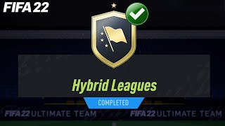 FIFA 22 HYBRID LEAGUES SBC [upl. by Yrelbmik]