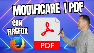 Come MODIFICARE i PDF gratis e facile dentro Firefox [upl. by Webber]