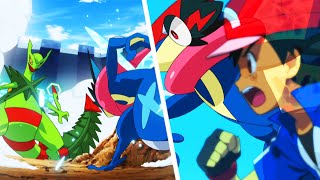 Ash vs Sawyer  Full Battle  Pokemon AMV [upl. by Mafalda]